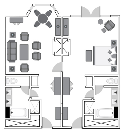 Makinson Suite Floor Plan