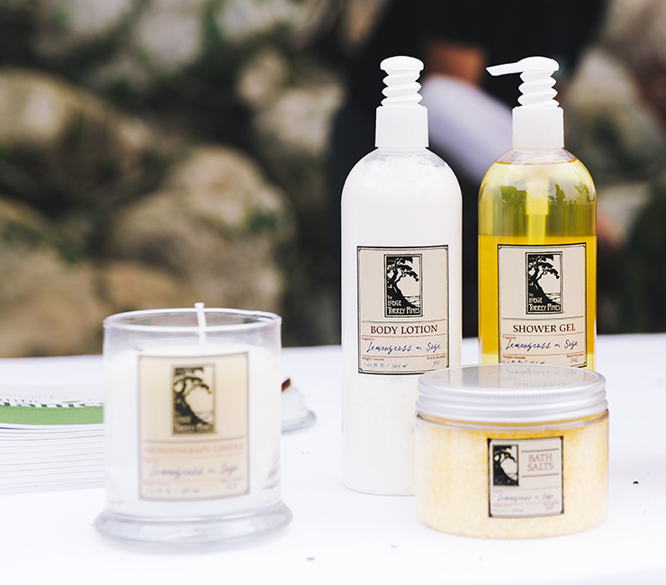 Signature Sage Lemongrass Spa Products from The Lodge at Torrey Pines