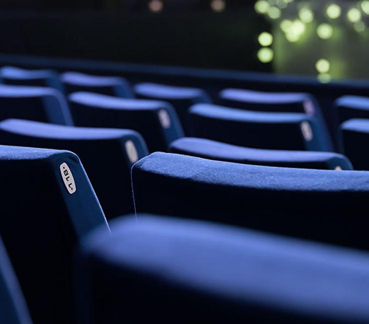 Theater seats at the La Jolla Playhouse