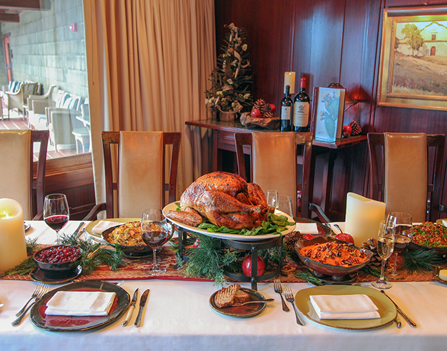 Table set in Private dining room at AR Valentien