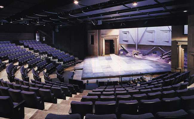 View of the stage at La Jolla Playhouse in San Diego