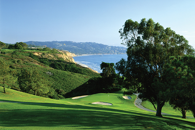 Working from the balcony at The Lodge at Torrey Pines