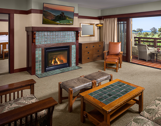 Interior of the Palisade Suite at The Lodge at Torrey Pines
