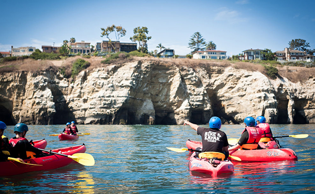 Coastal Kayak Cruising at the La Jolla Ecological Reserve