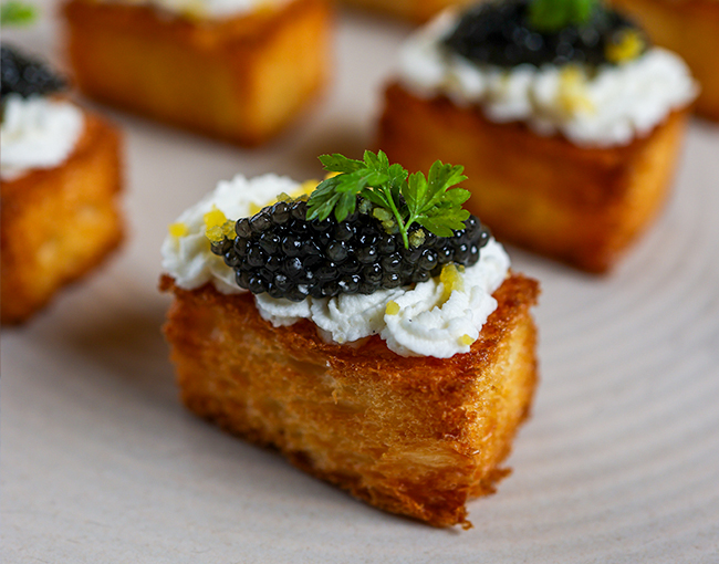 Reception Caviar & Crème Fraiche 2