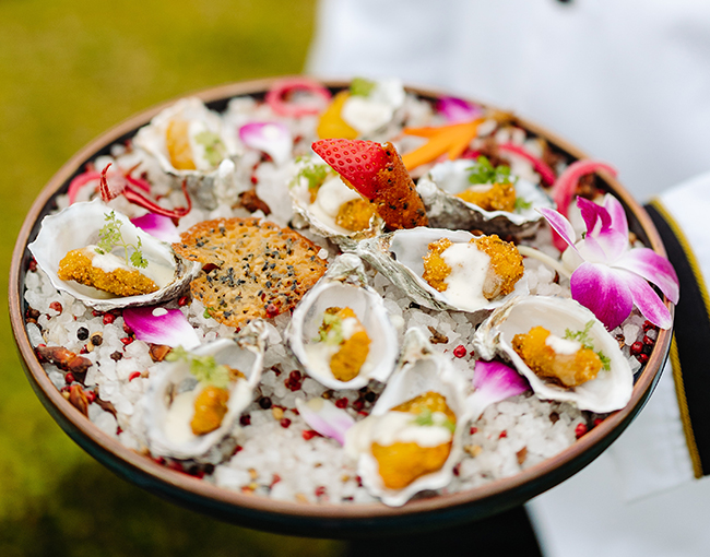 tray pass appetizers